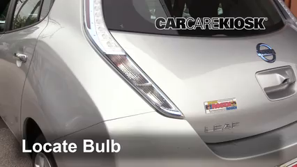 2013 Nissan Leaf SL Electric Luces Luz de reversa (reemplazar foco)